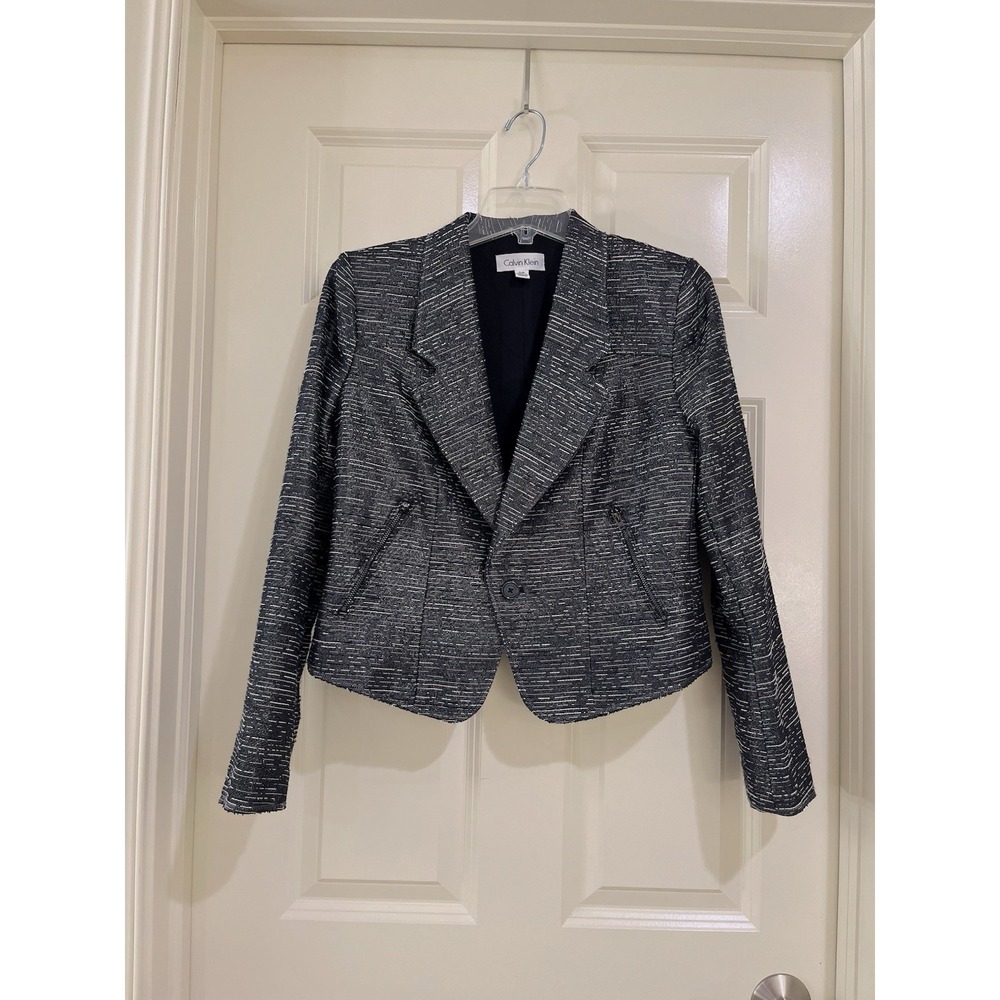 calvin klein women blazer size S/P